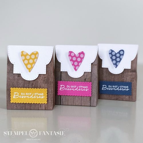 Kleine Tütchen in Holzoptik mit neuen InColors - mit Video ...